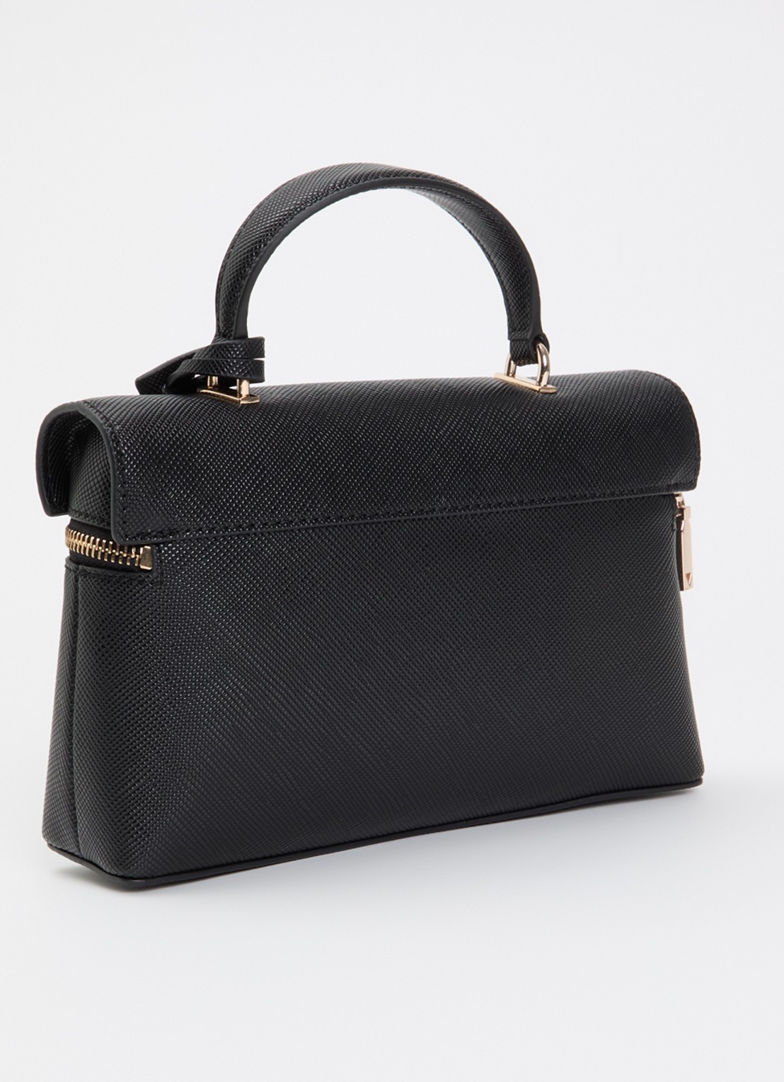 GUESS Danielle Canister handtas met afneembare schouderriem - achterkant 5 zwart