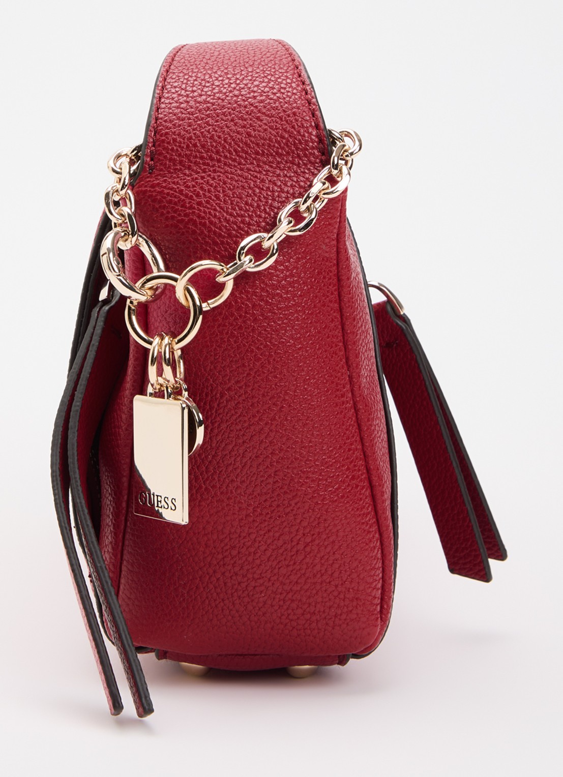 GUESS Devon Mini crossbodytas met verstelbare schouderriem - detail 4 rood