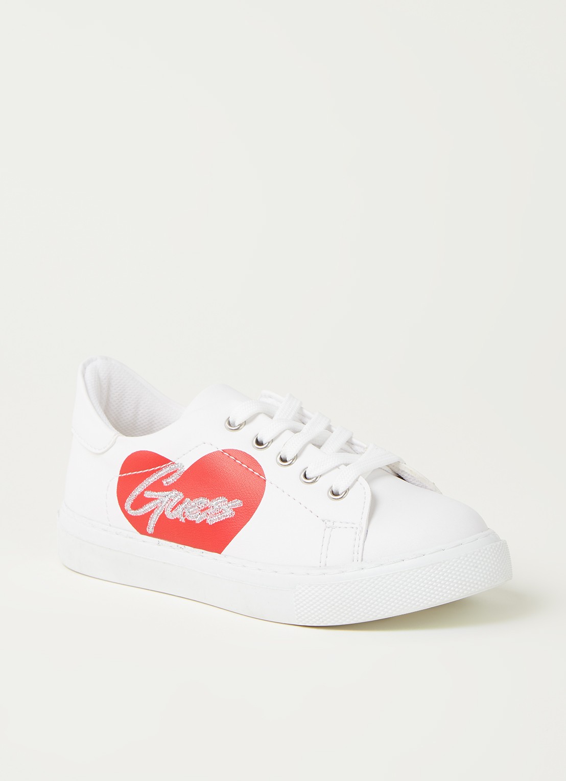 GUESS Ellie sneaker met logo - voorkant wit