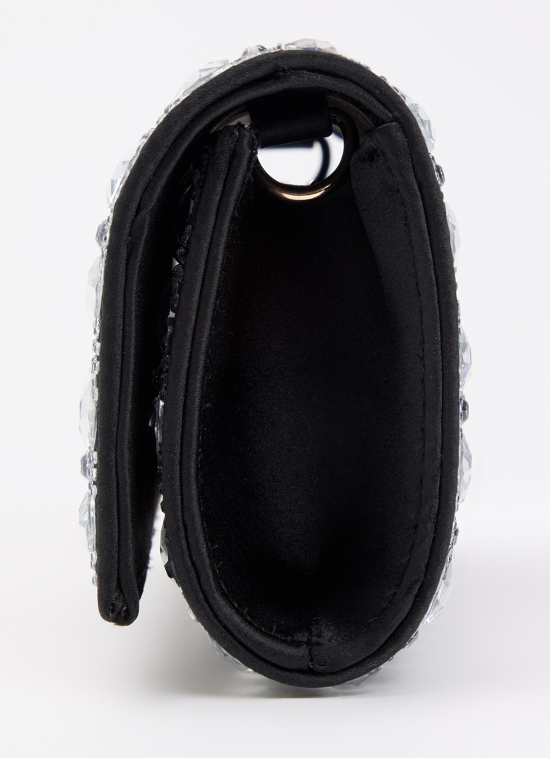 GUESS Elsie clutch met afneembare schouderriem  - detail 3 zwart