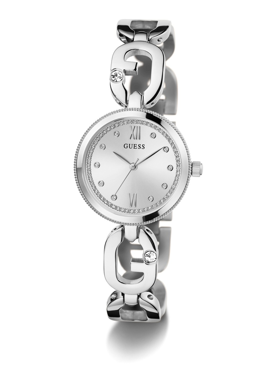 GUESS Empower horloge GW0759L1 - detail zilver
