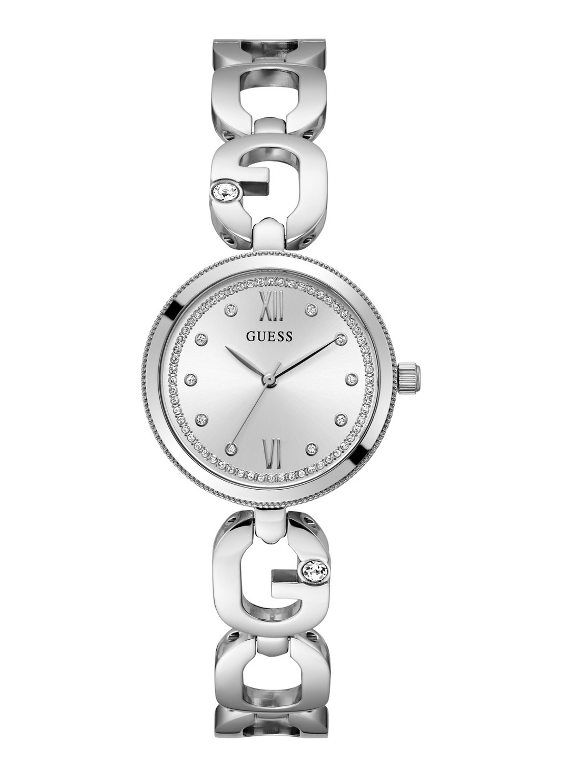 GUESS Empower horloge GW0759L1 - voorkant 4 zilver