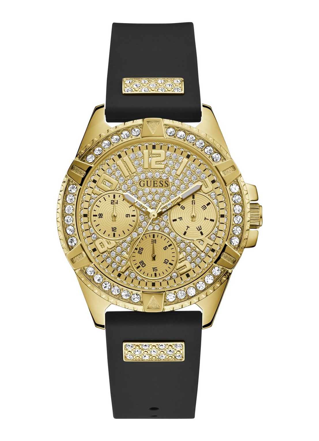 GUESS Frontier horloge W1160L1 - voorkant goud