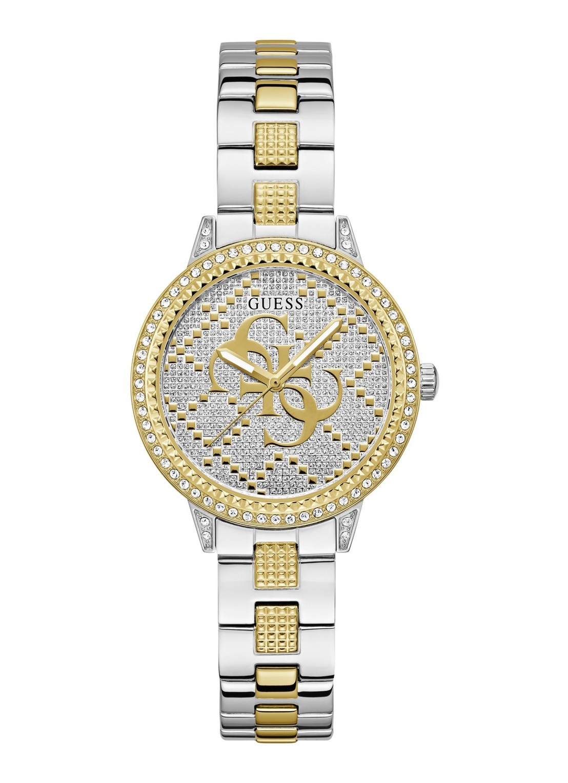 GUESS G Lace horloge GW0944L3 - voorkant 3 zilver