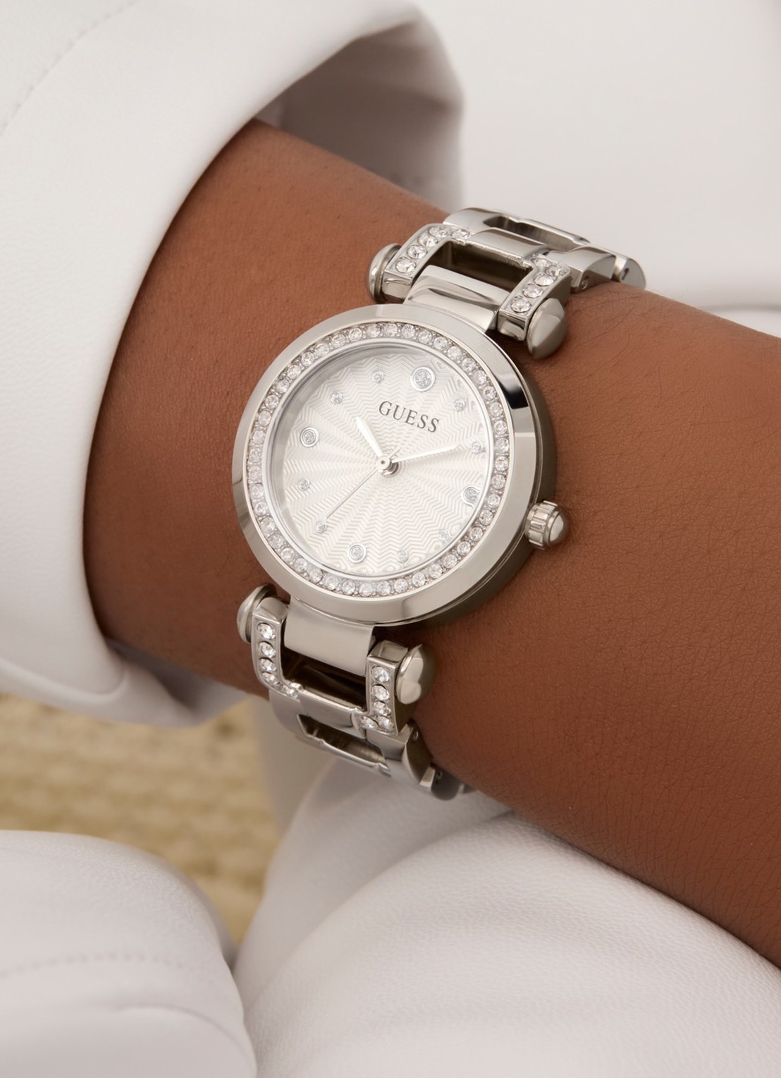 GUESS Ginger horloge GW0869L3 - detail 3 zilver