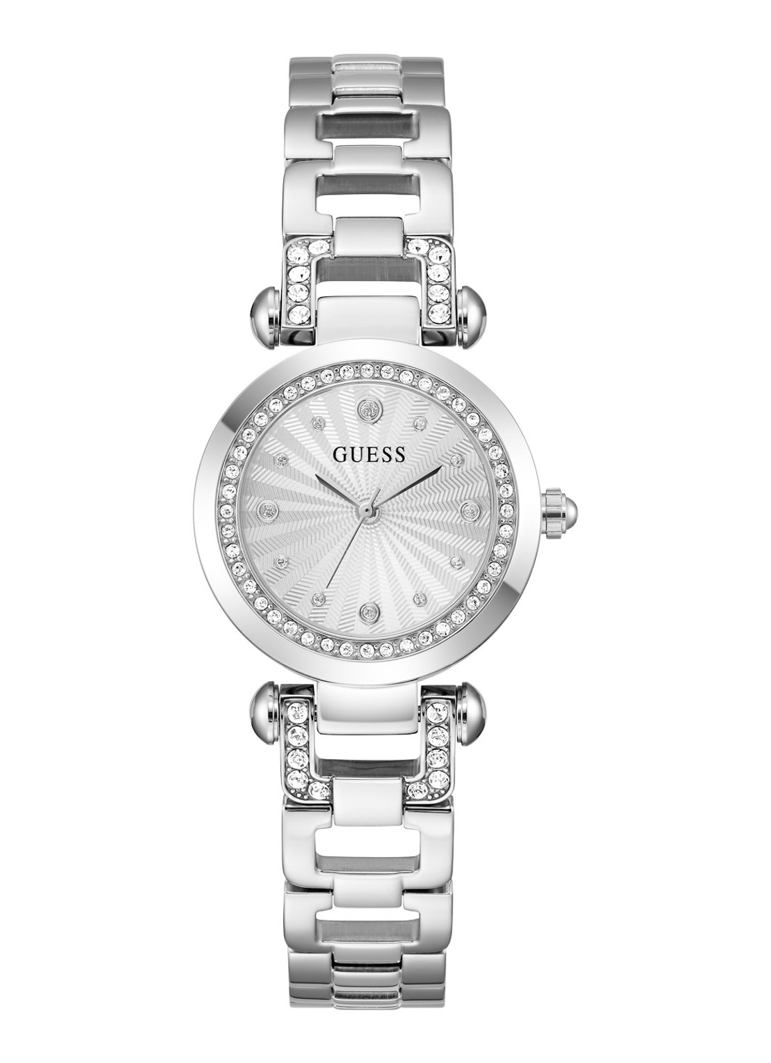 GUESS Ginger horloge GW0869L3 - voorkant zilver