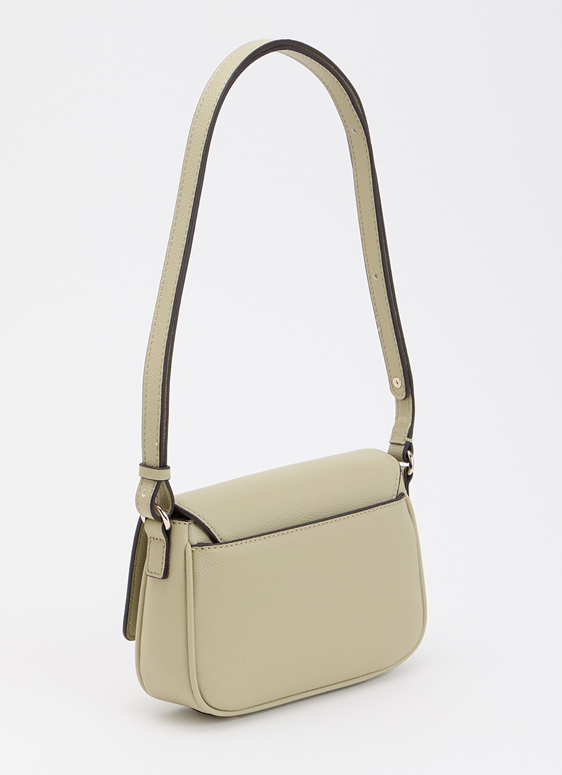 GUESS Isola crossbodytas met logo - achterkant lichtgroen