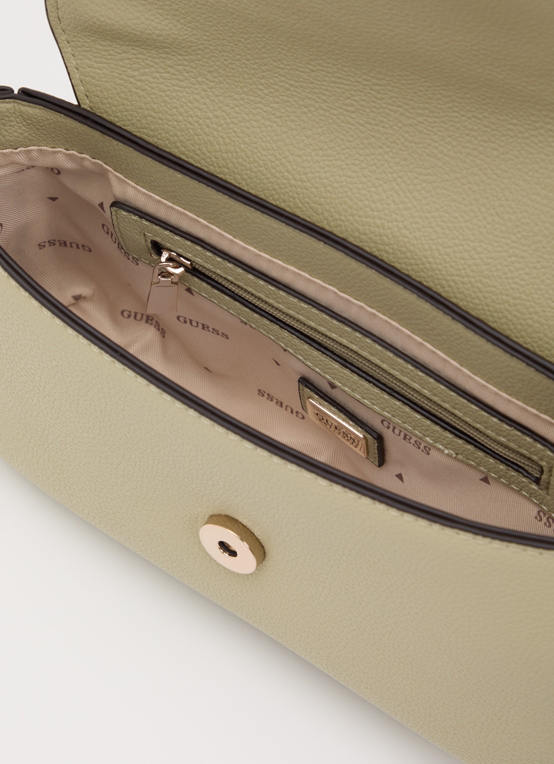 GUESS Isola crossbodytas met logo - detail 2 lichtgroen