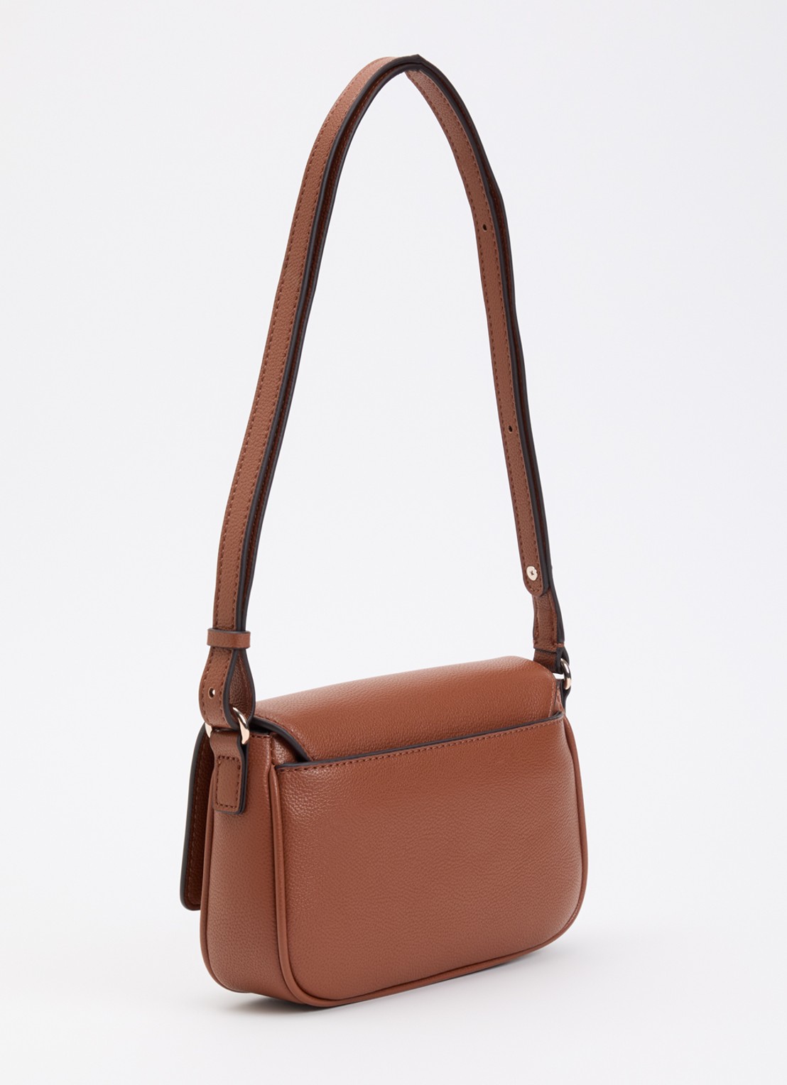 GUESS Isola crossbodytas met logo  - achterkant 6 bruin
