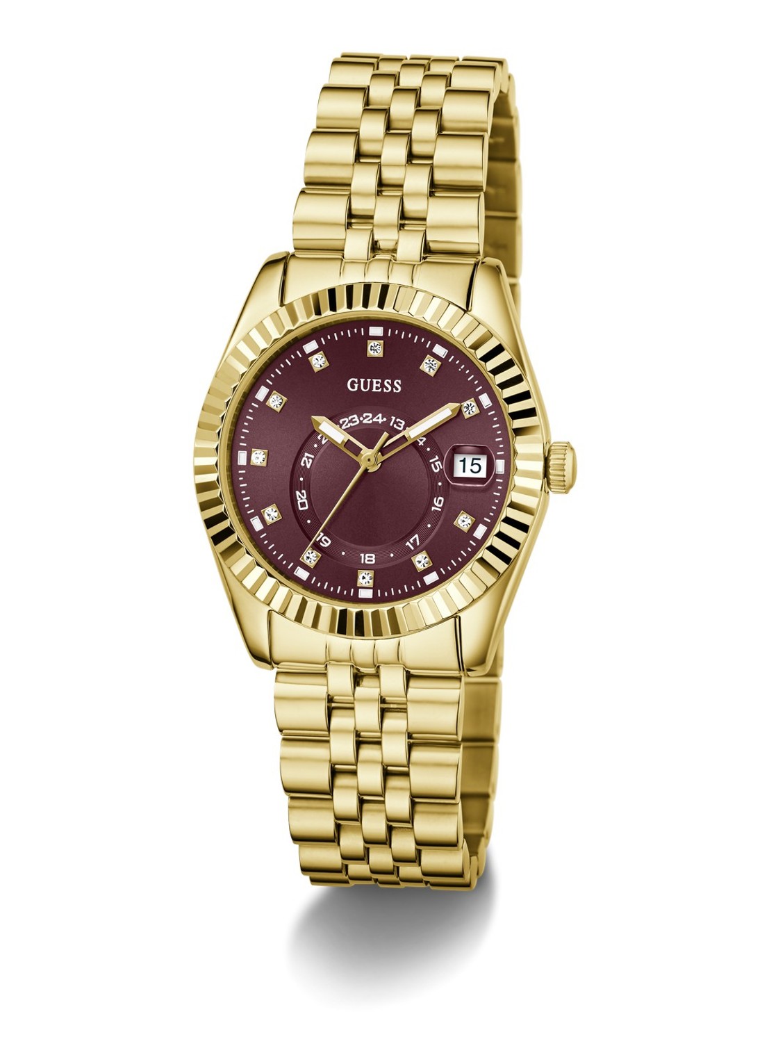 GUESS Jada horloge GW0936L2 - detail goud