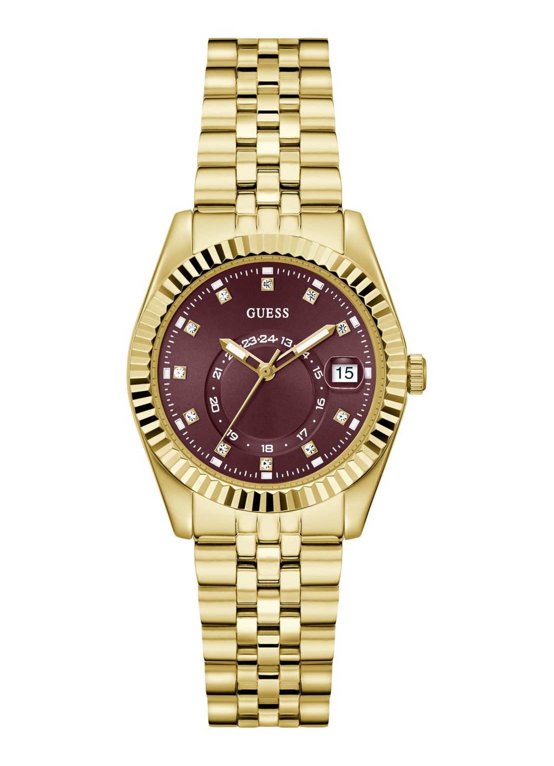 GUESS Jada horloge GW0936L2 - voorkant 2 goud