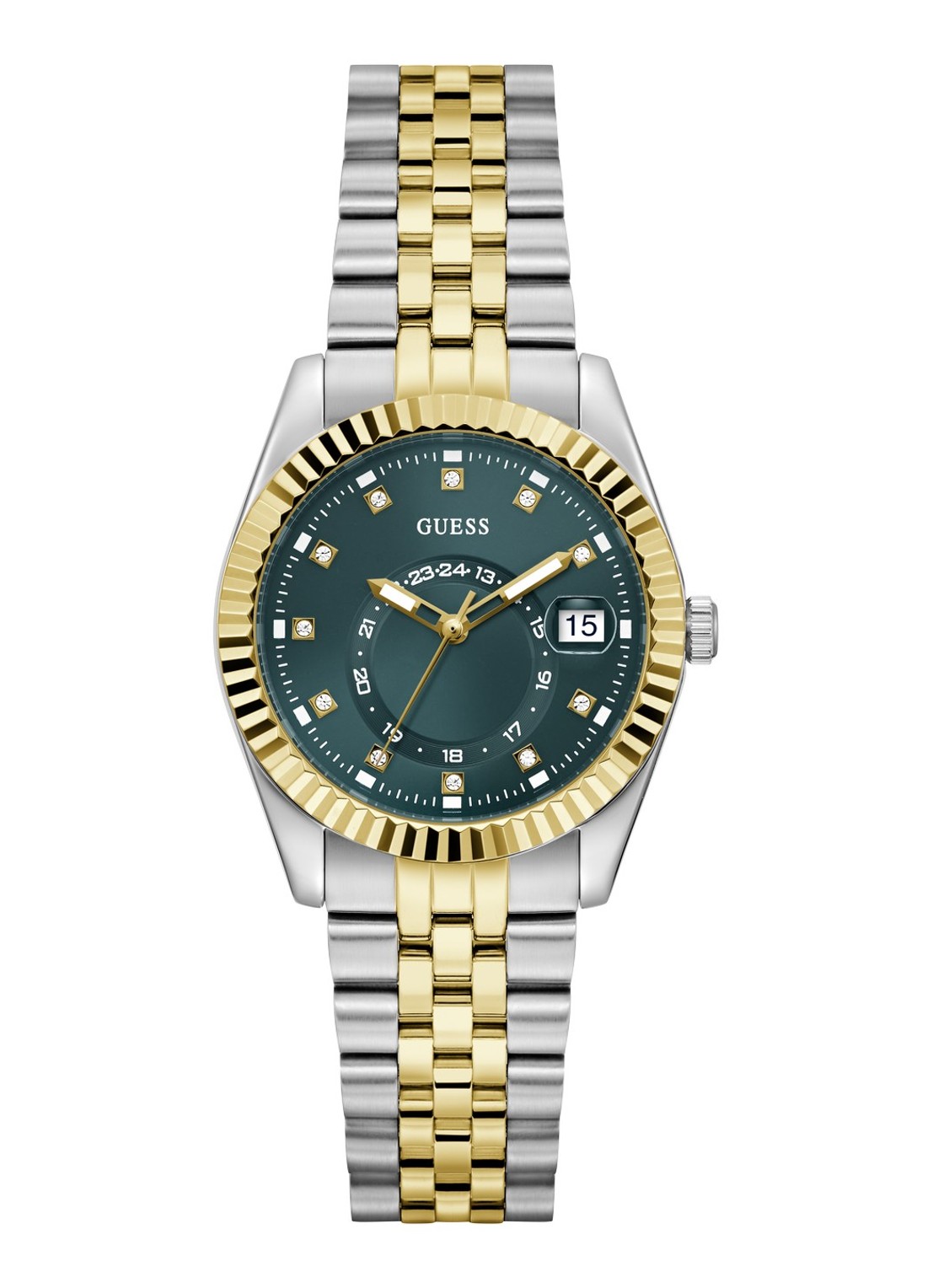 GUESS Jada horloge GW0936L3 - voorkant 3 zilver
