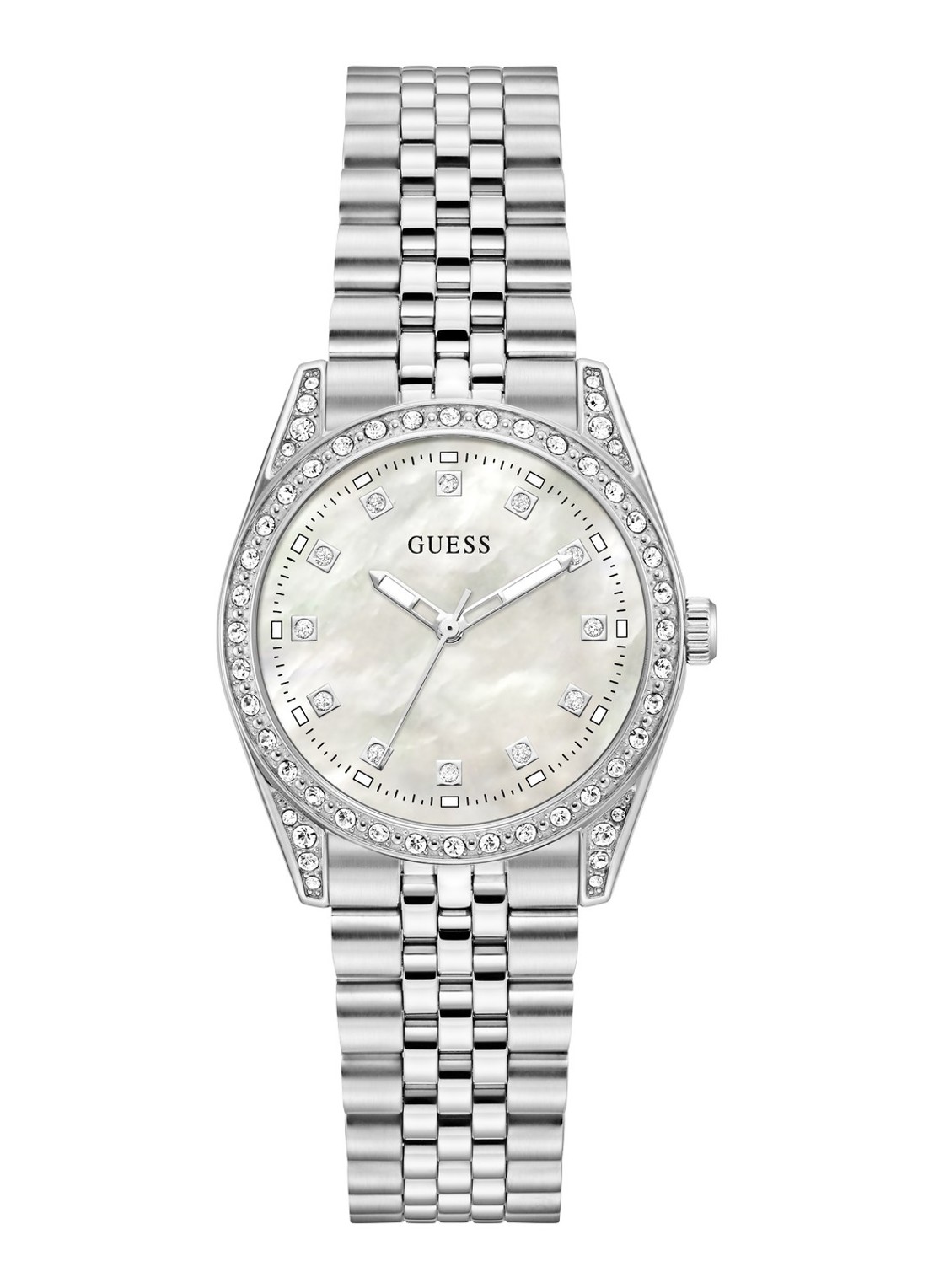 GUESS Jada horloge GW1099L1 - voorkant 2 zilver