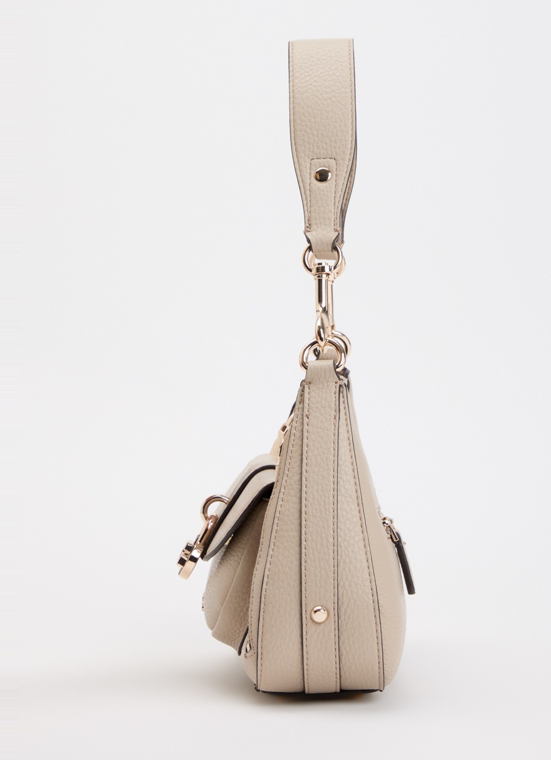 GUESS Jessa schoudertas met afneembare schouderriem - detail 3 taupe