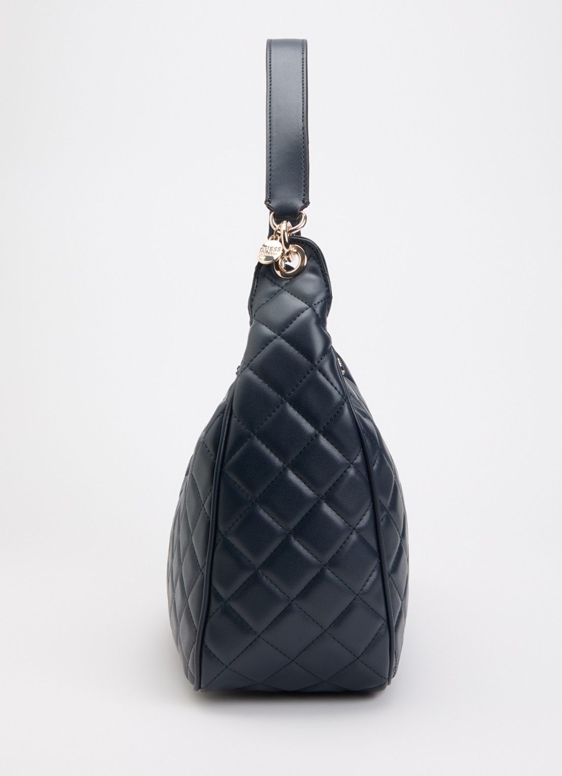 GUESS Juliet schoudertas met quilt patroon - detail 4 donkerblauw