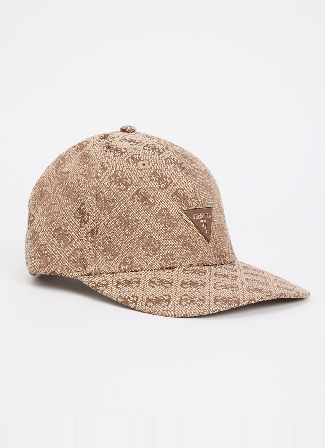 GUESS Katya pet met logoprint - voorkant camel