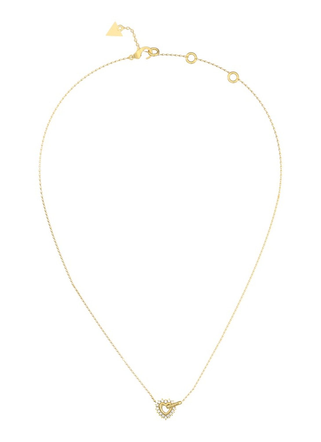 GUESS Ketting JUBN05533JWYGT-U  - voorkant goud