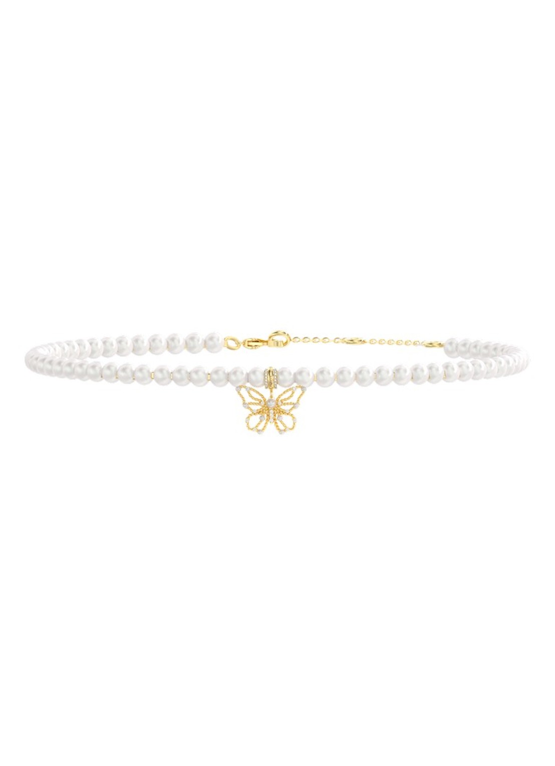 GUESS Ketting JUBN06122JWYGT-U - voorkant goud