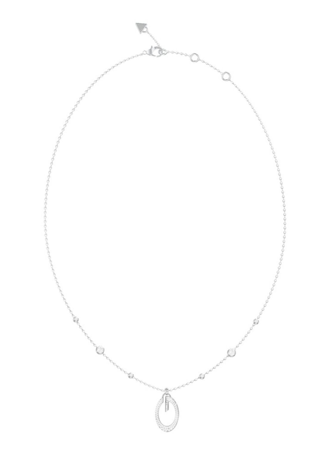 GUESS Ketting JUBN06340JWRHT-U  - voorkant zilver