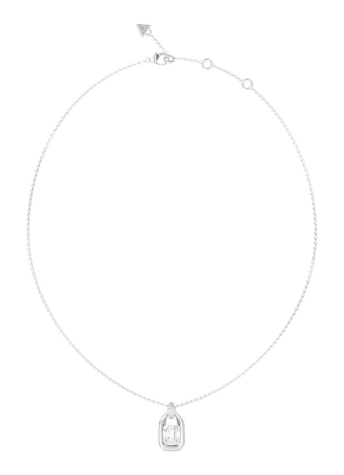 GUESS Ketting JUBN06389JWRHT-U  - voorkant zilver