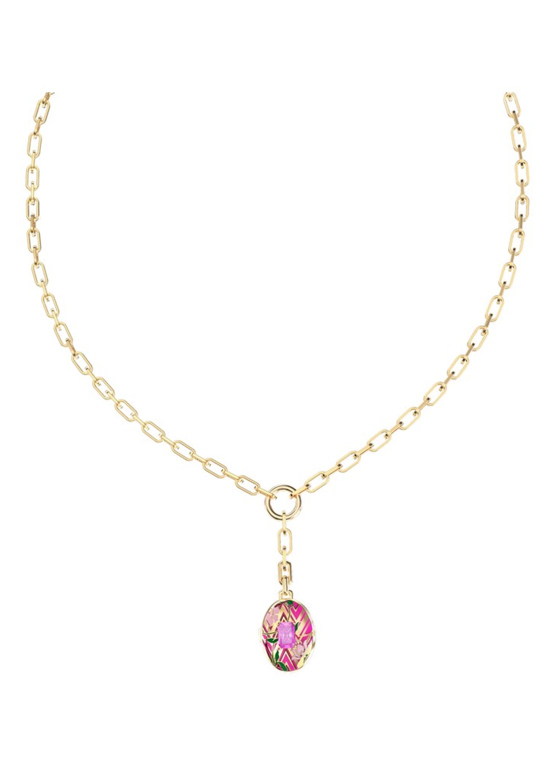 GUESS Ketting JUBN06419JWYGPKT-U - voorkant goud