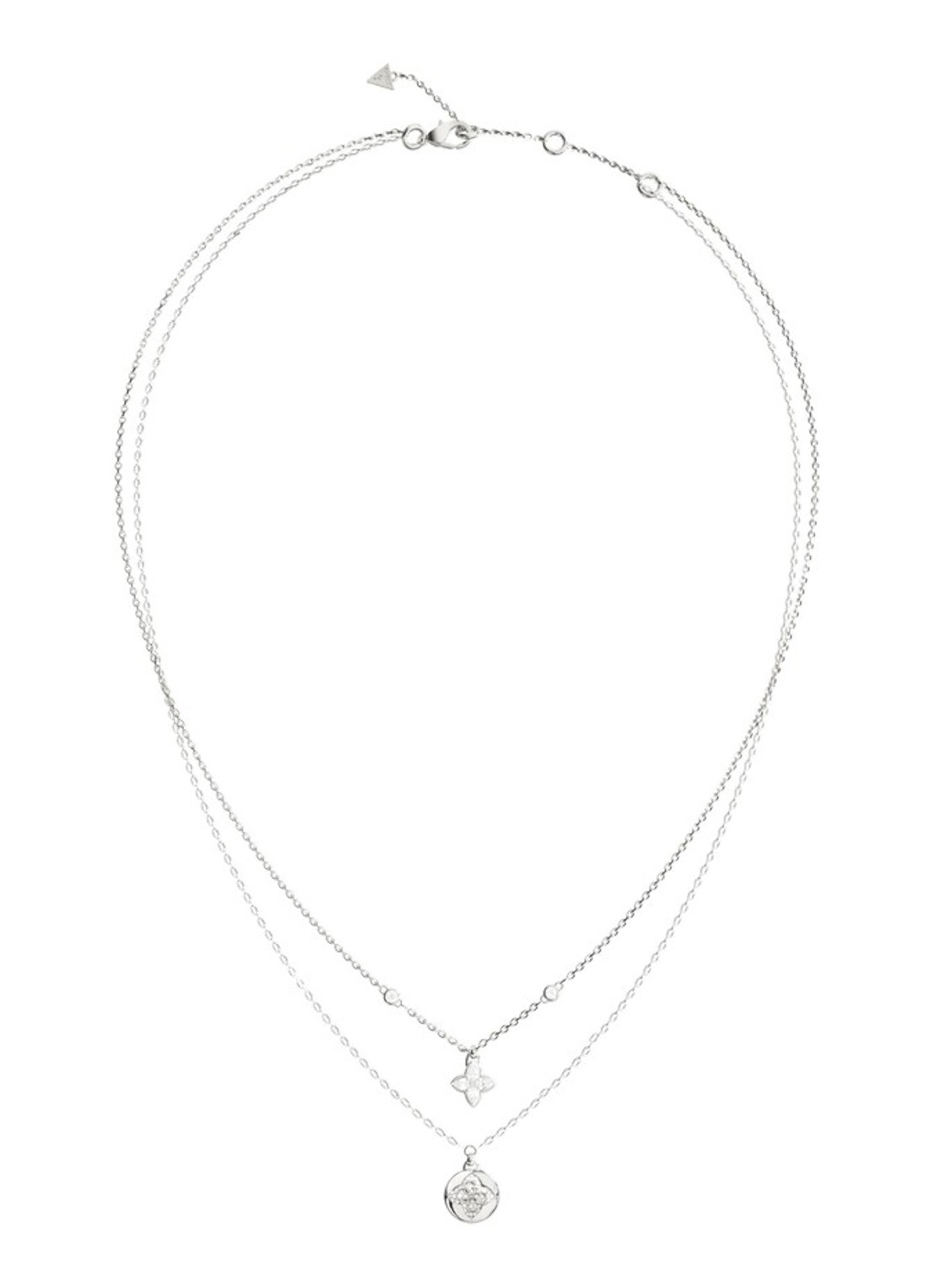 GUESS Ketting JUBN06468JWRHT-U   - voorkant zilver