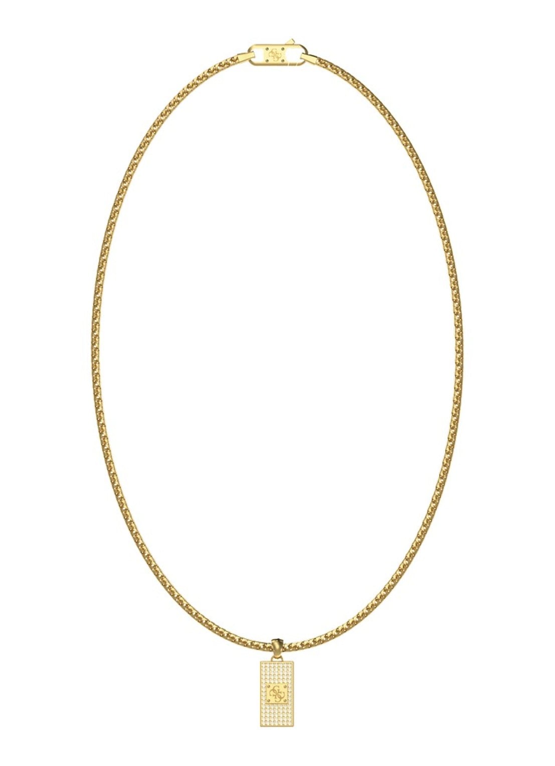 GUESS ketting  JUMN06030JWYGT-U - voorkant goud