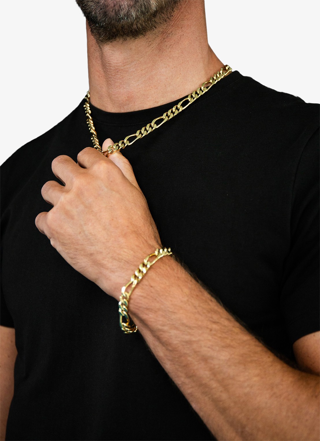 GUESS Ketting JUMN06099JWYGT-U - voorkant 2 goud