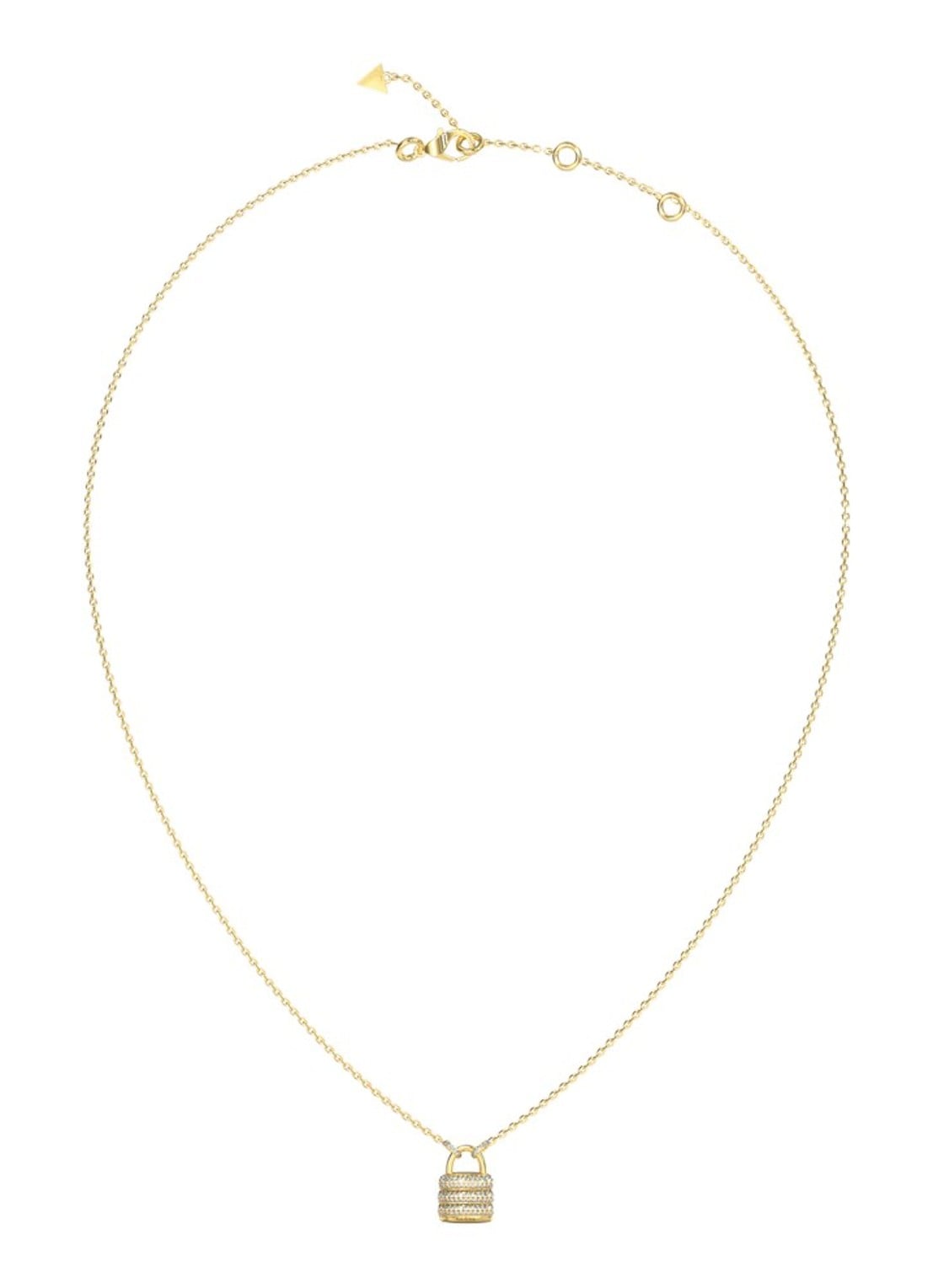 GUESS Ketting met hanger JUBN05417JWYGT-U  - voorkant goud