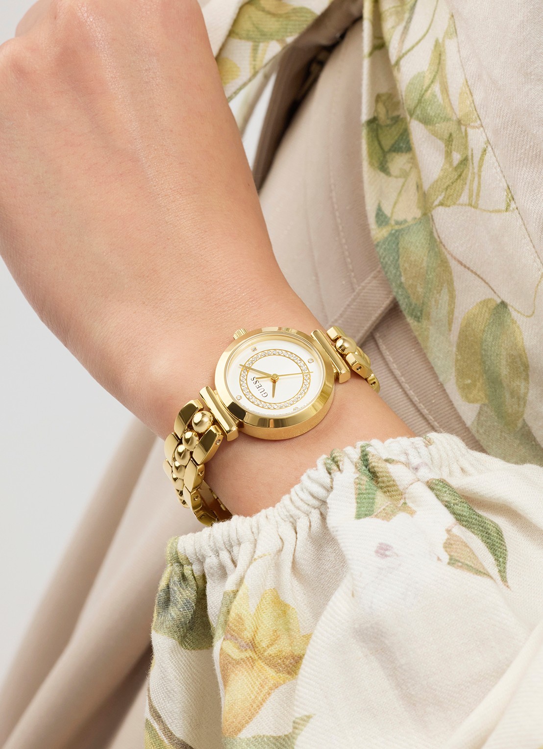 GUESS Leena horloge GW0994L2 - voorkant 5 goud