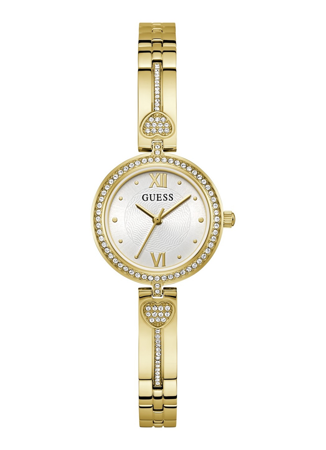 GUESS Lovey horloge GW0655L2 - voorkant goud