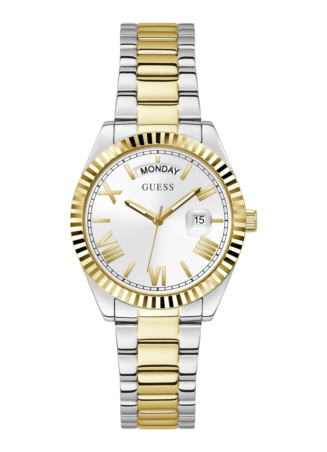 GUESS Luna horloge GW0308L6 - voorkant zilver