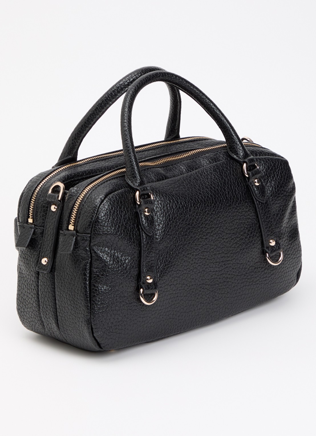 GUESS Marsha mini handtas met logo en tasbedel  - achterkant zwart