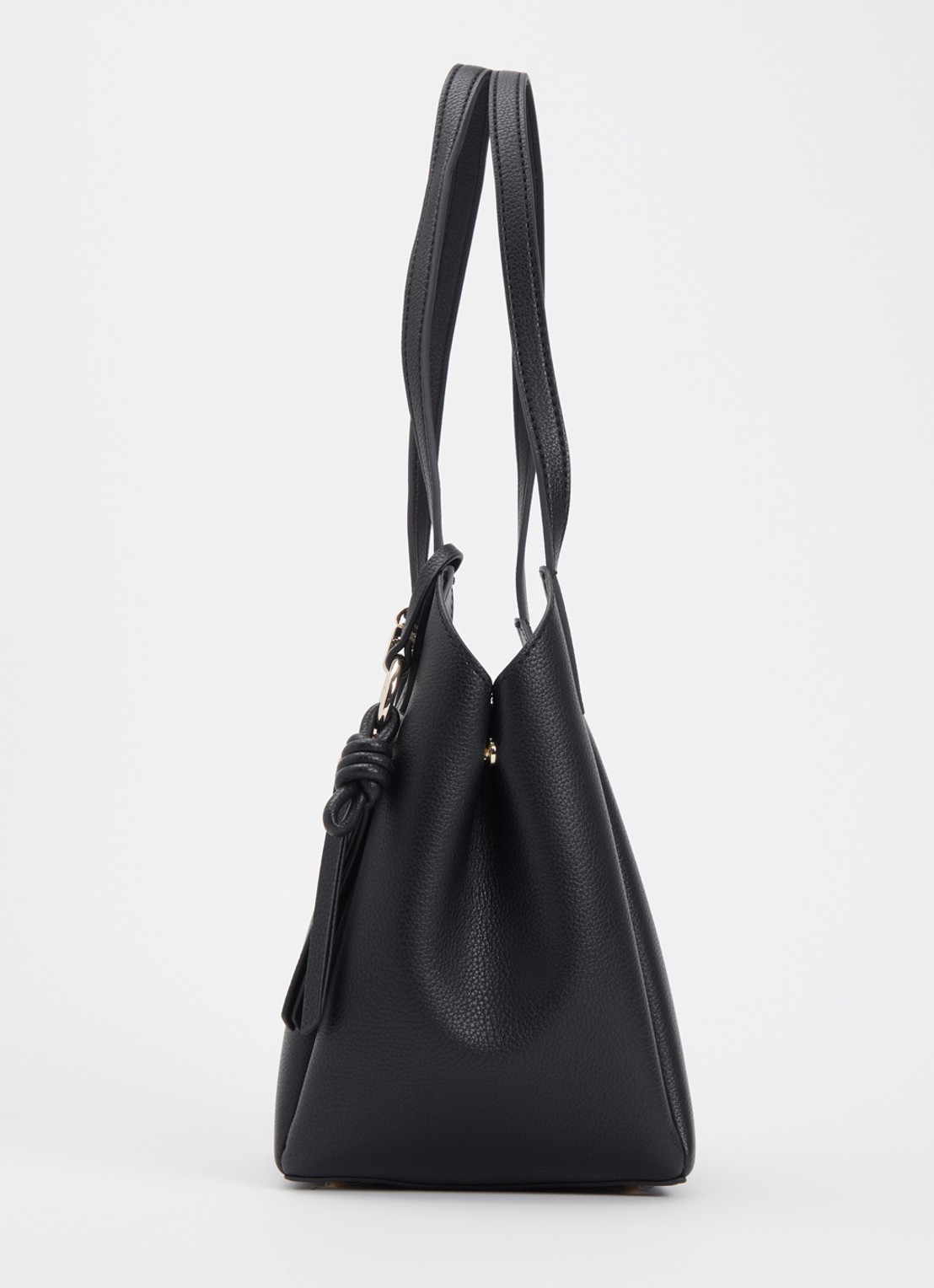 GUESS Melody schoudertas met logo en tasbedel - detail 2 zwart