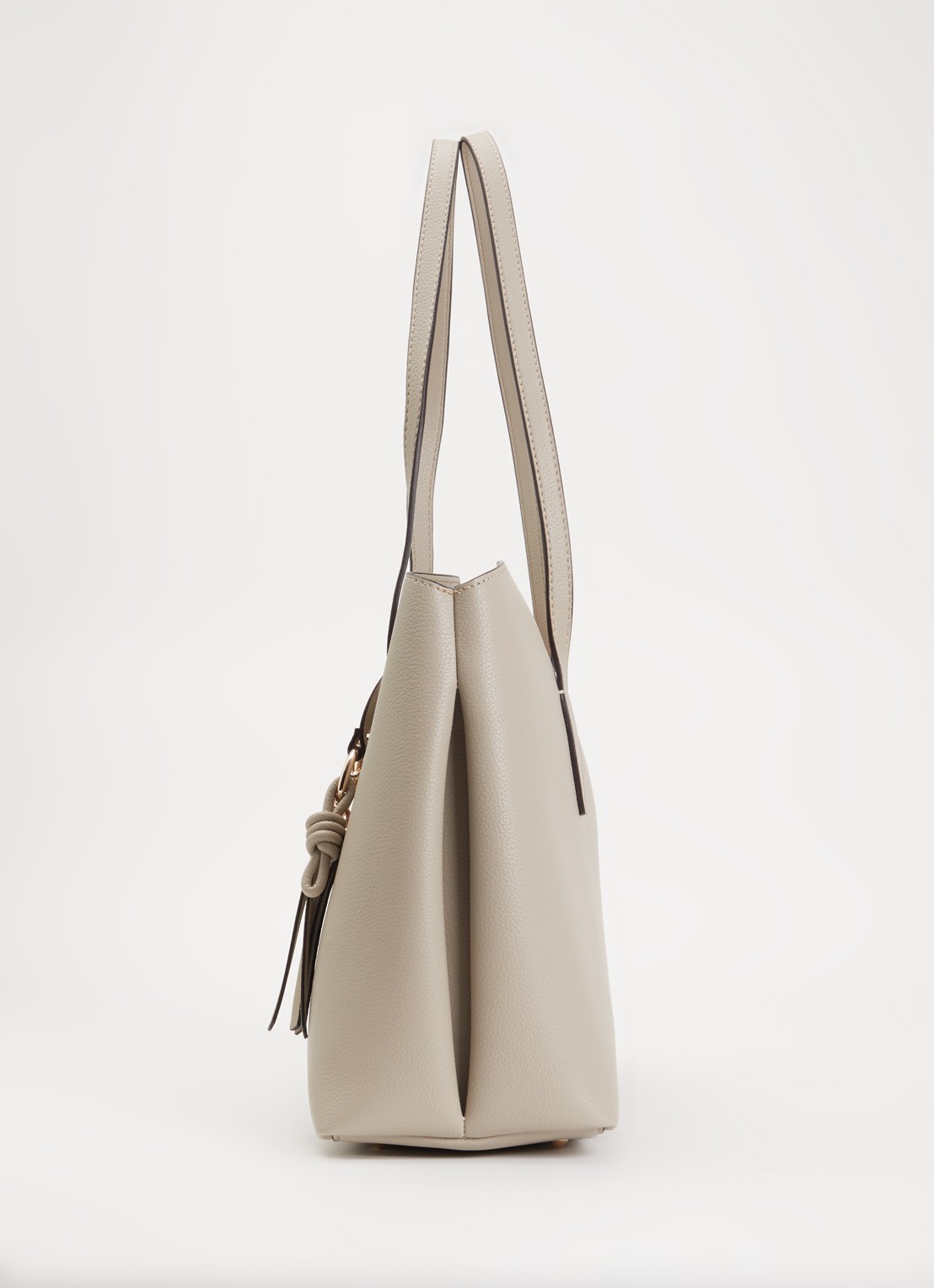 GUESS Melody schoudertas met uitneembaar etui en tasbedel  - detail 4 taupe