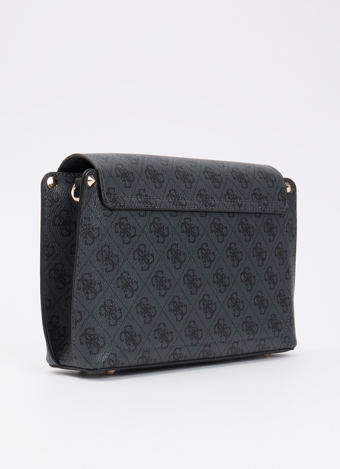 GUESS Meridian II Flap crossbodytas met logo  - achterkant 5 grijs