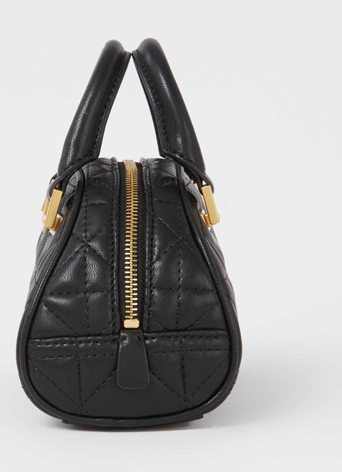 GUESS Mildred quilted handtas met afneembare schouderriem  - detail 5 zwart