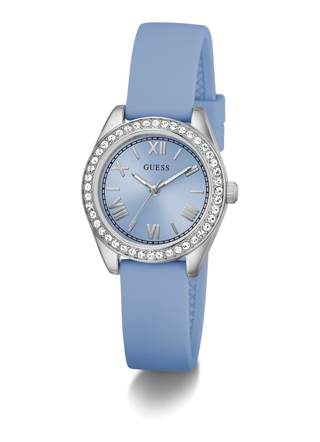 GUESS Mini Luna horloge GW1000L1 - detail 3 zilver