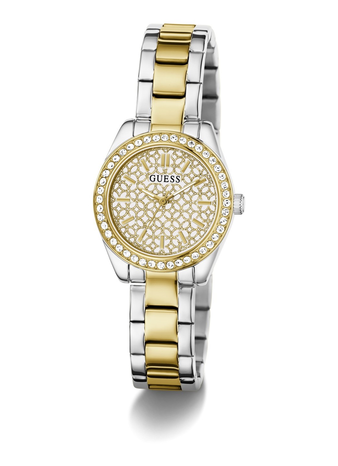 GUESS Mini Luna horloge GW1100L3 - detail zilver