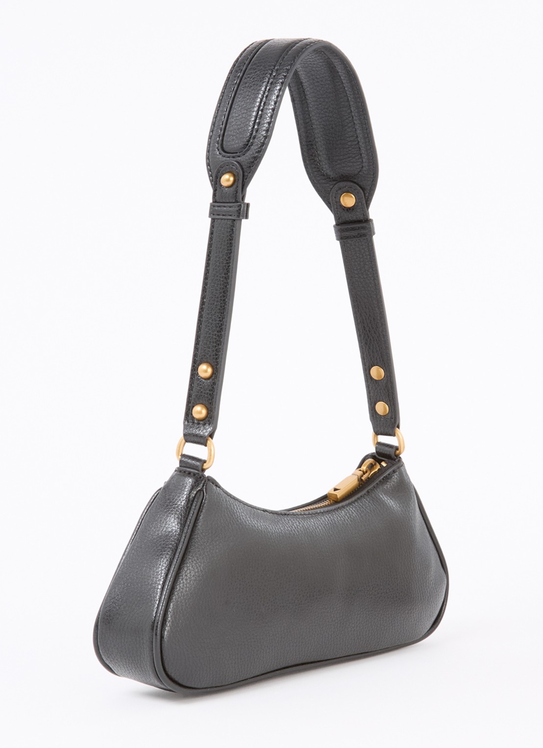 GUESS Mintha schoudertas met logoprint - achterkant 5 zwart