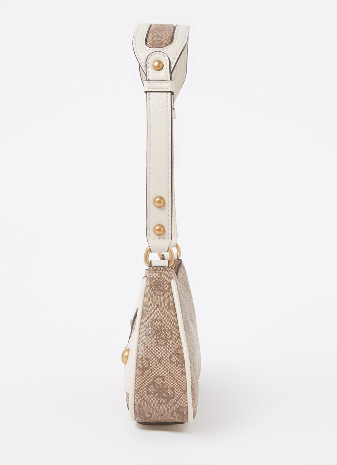GUESS Mintha schoudertas met logoprint - detail 4 camel
