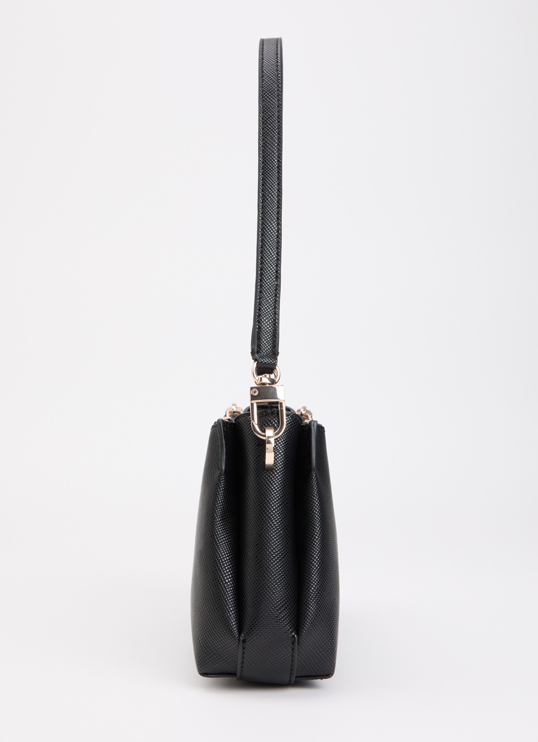 GUESS Noelle II 3 Comp schoudertas met afneembare schouderriem - detail 4 zwart