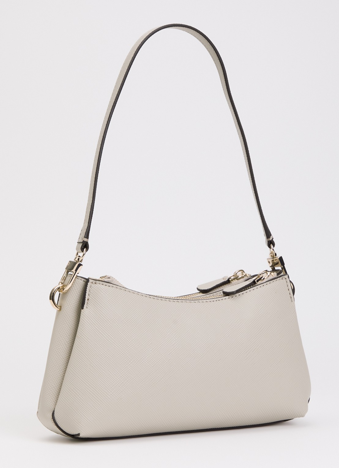 GUESS Noelle II 3 Comp schoudertas met afneembare schouderriem - achterkant 5 taupe