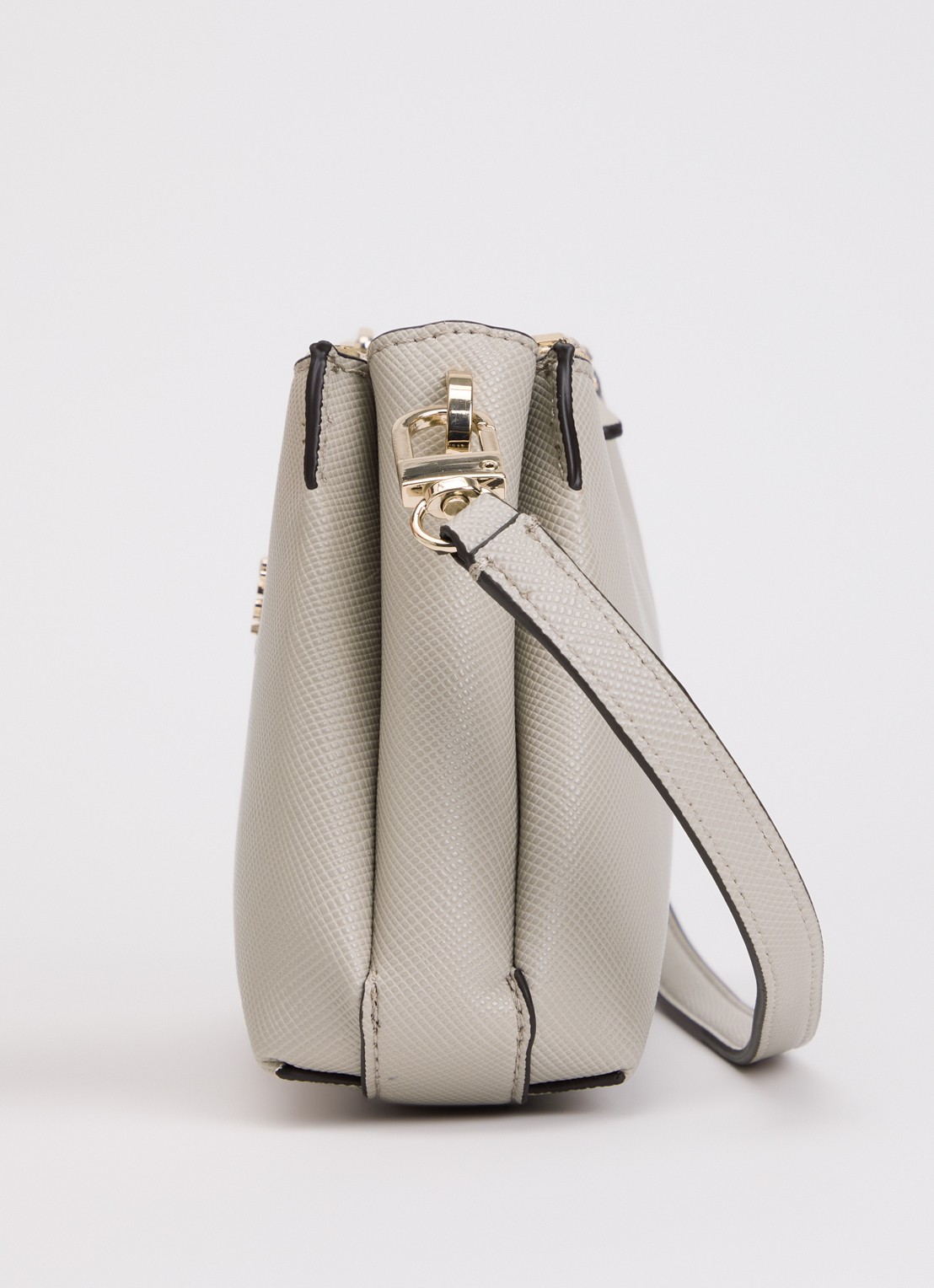 GUESS Noelle II 3 Comp schoudertas met afneembare schouderriem - detail 3 taupe