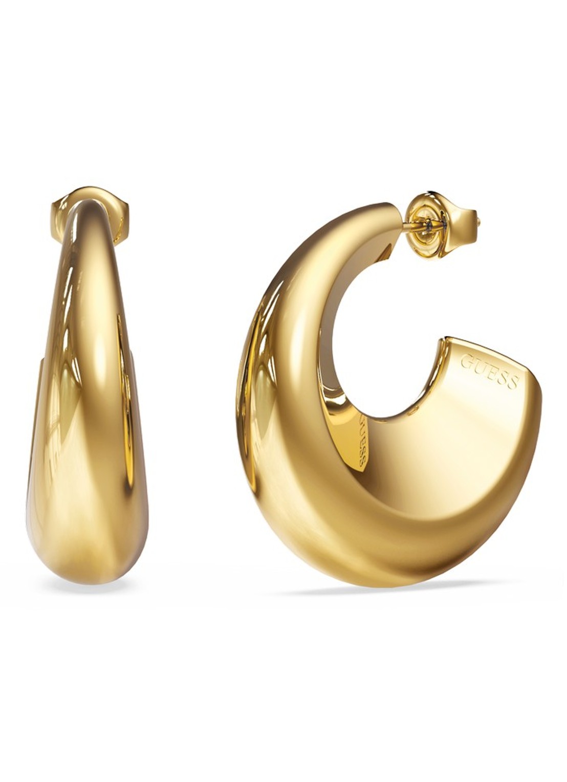 GUESS Oorringen JUBE05338JWYGT-U  - voorkant goud