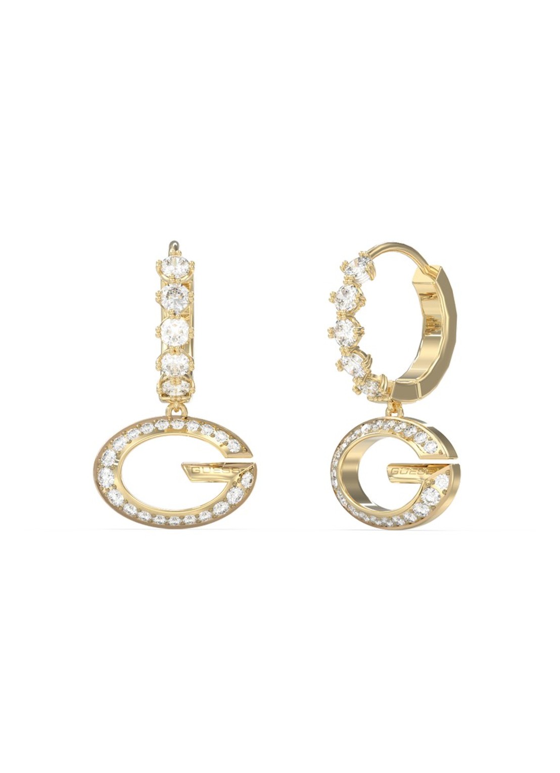 GUESS Oorringen JUBE06342JWYGT-U  - voorkant goud