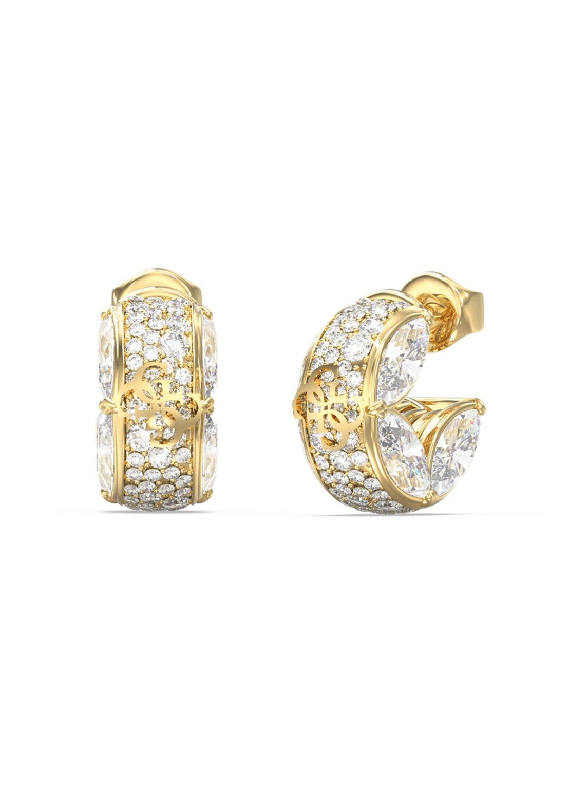 GUESS Oorringen JUBE06399JWYGT-U  - voorkant goud