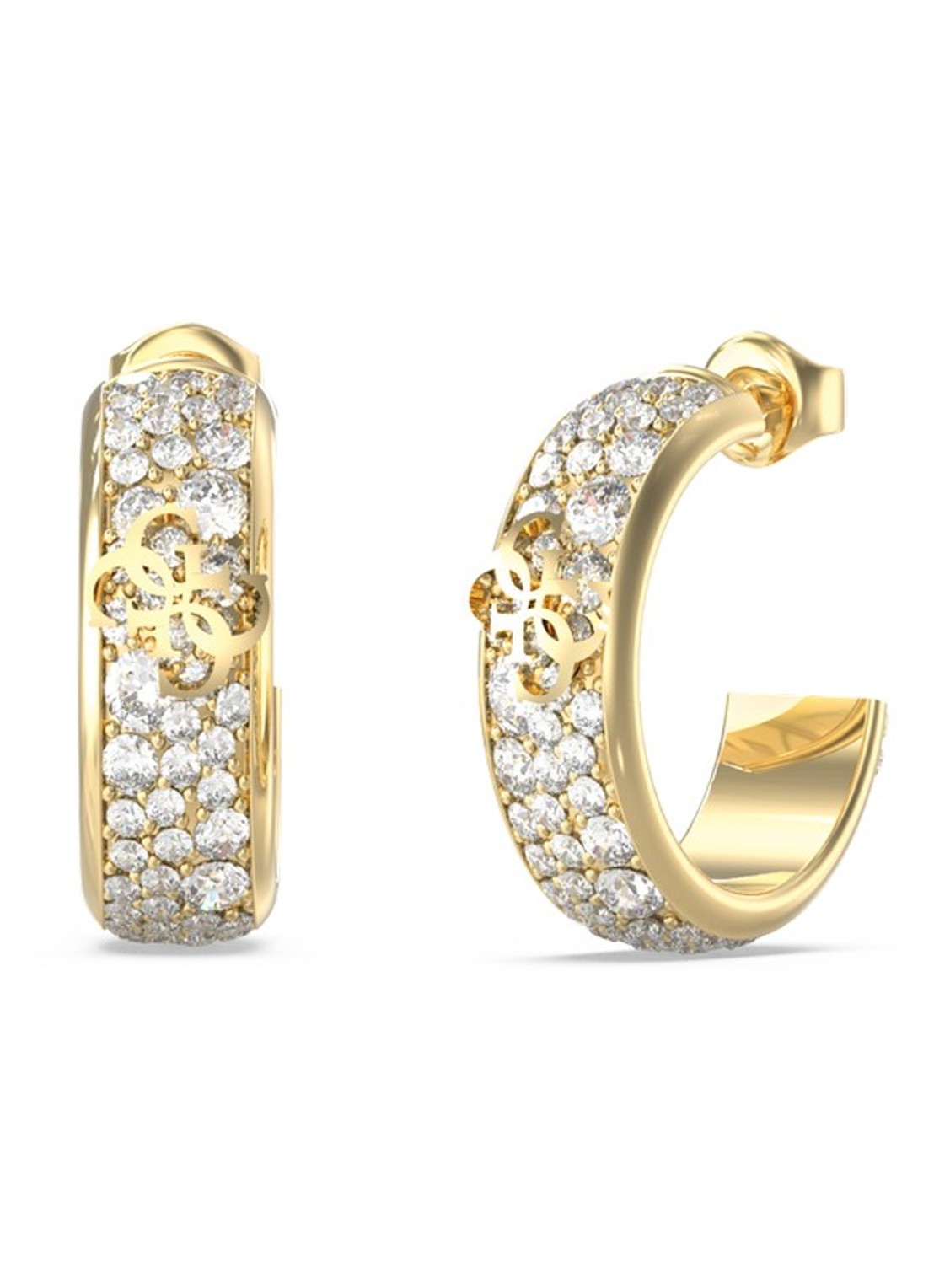 GUESS Oorringen JUBE06402JWYGT-U  - voorkant goud
