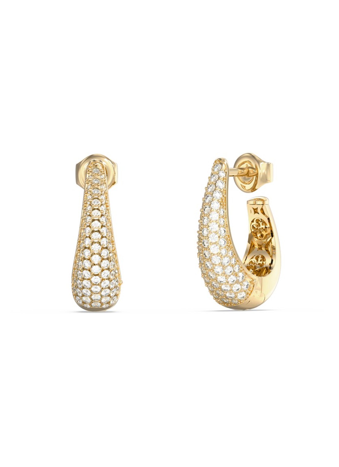 GUESS Oorringen JUBE06429JWYGT-U  - voorkant 2 goud