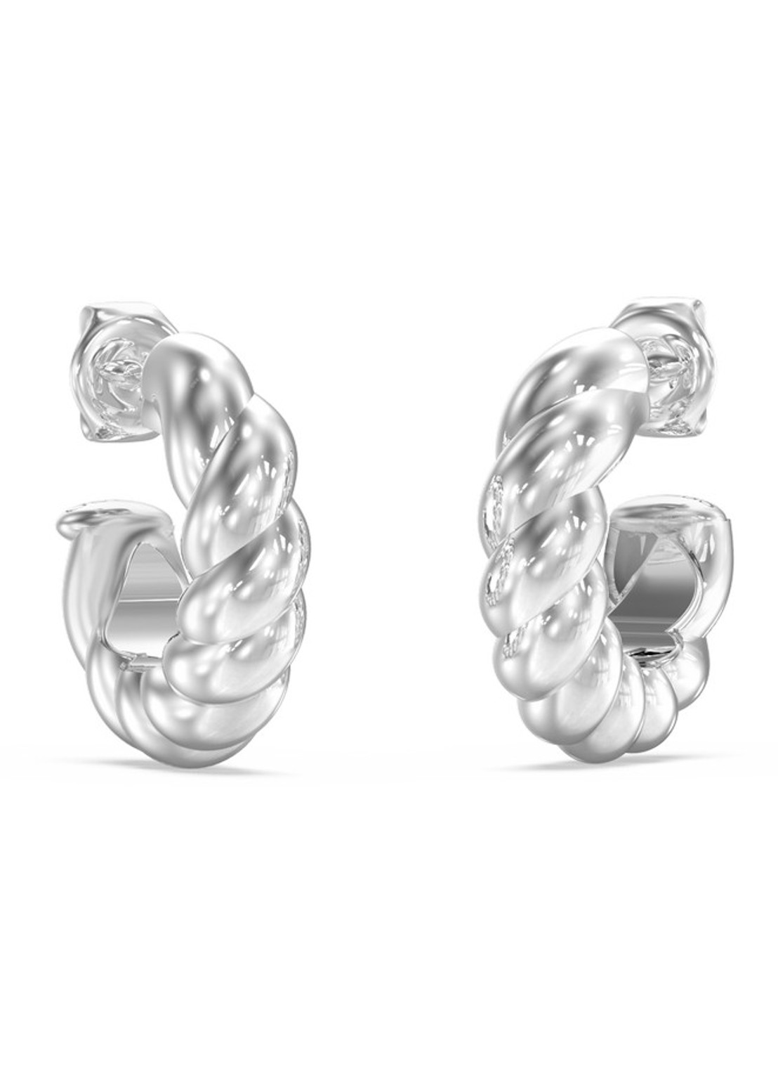 GUESS Oorringen JUBE06431JWRHT-U  - voorkant zilver